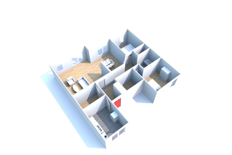 Grand appartement 3 pièces à louer à Maromme - Image 2