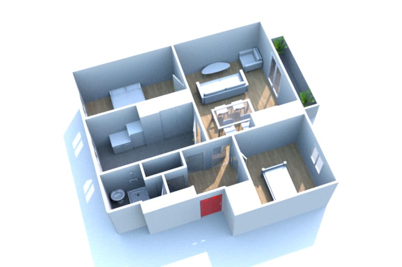 Location d’un appartement 3 pièces à Montivilliers - Image 2