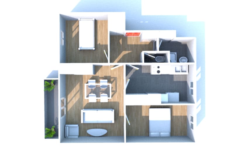 Location d’un appartement 3 pièces à Montivilliers - Image 3