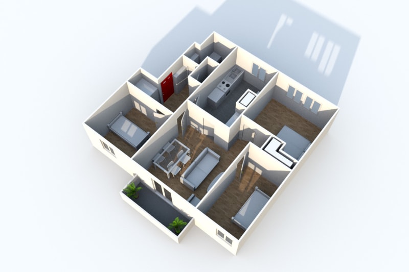 Appartement T4 à louer à Montivilliers - Image 3