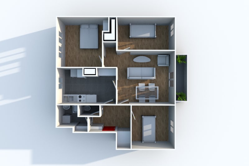 Appartement T4 à louer à Montivilliers - Image 4