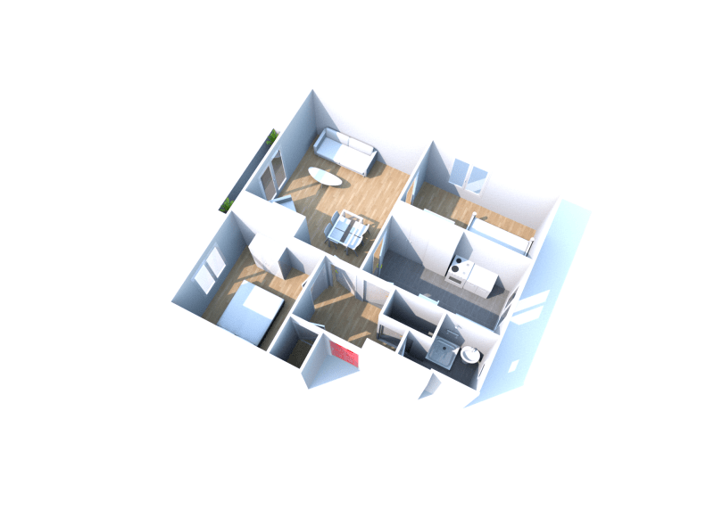 Appartement T3 location à Montivilliers - Image 2