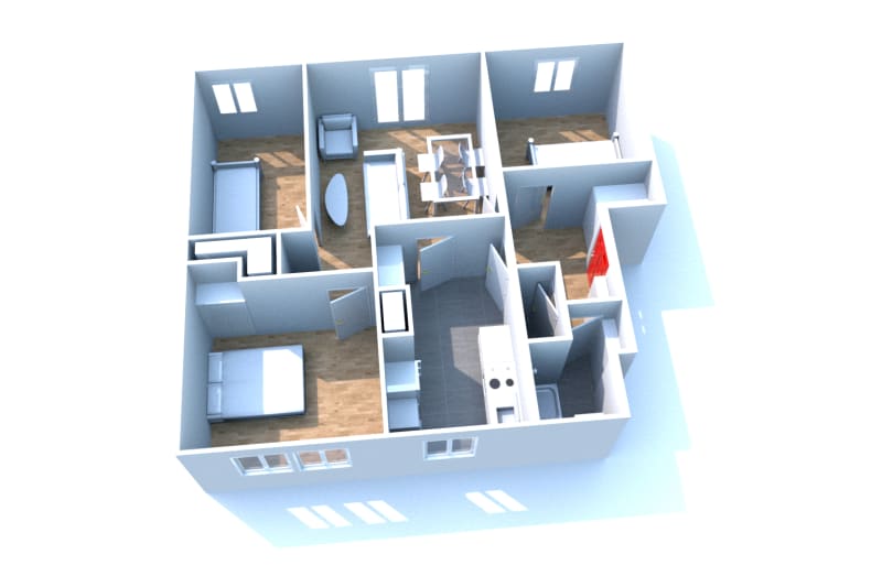 Appartement 4 pièces à louer à Montivilliers - Image 2