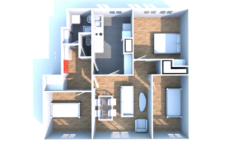 Appartement 4 pièces à louer à Montivilliers - Image 3
