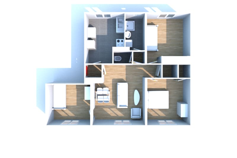 Appartement T4 en location à Montivilliers - Image 3