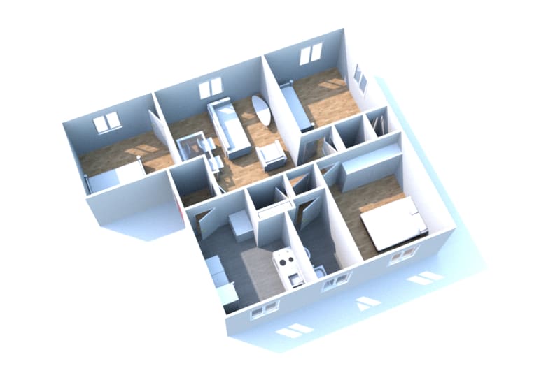 À louer : appartement de type 4 à Montivilliers - Image 2