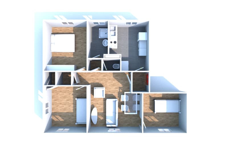 À louer : appartement de type 4 à Montivilliers - Image 3