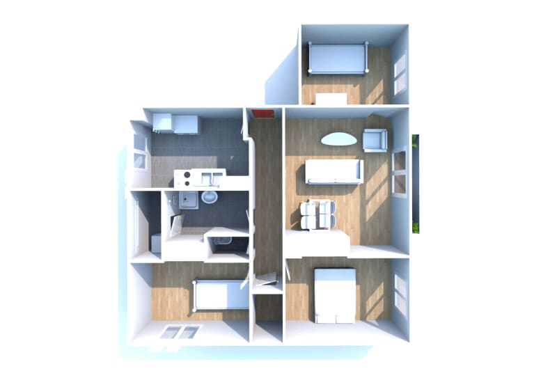 Appartement F4 à louer proche du centre-ville à Montivilliers - Image 3