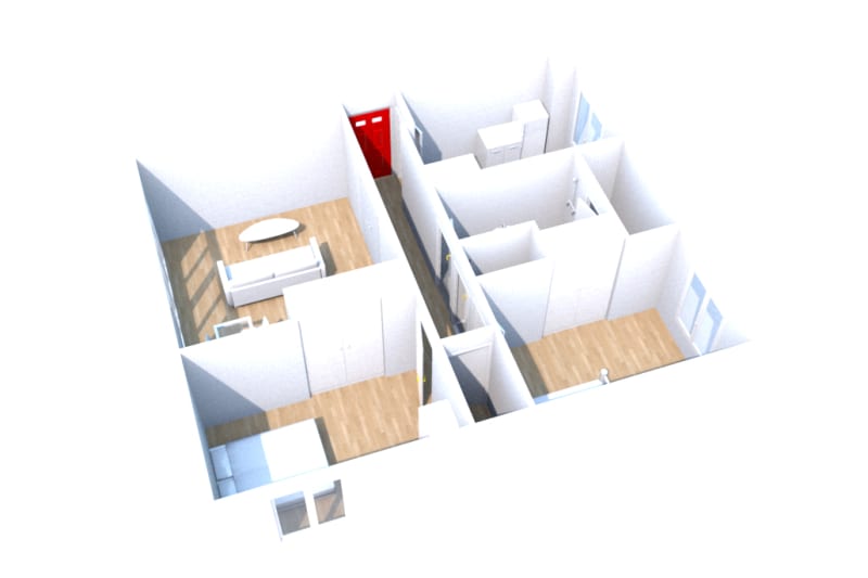 Location appartement F3 à Montivilliers, proche du centre-ville - Image 2