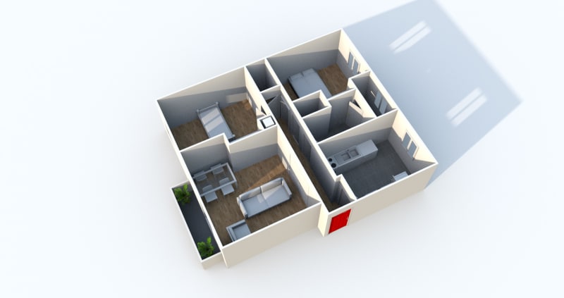 Appartement F3 à louer proche du centre-ville à Montivilliers - Image 3