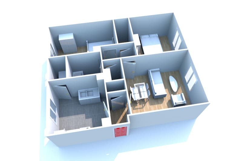 Montivilliers : à louer appartement T3 - Image 2