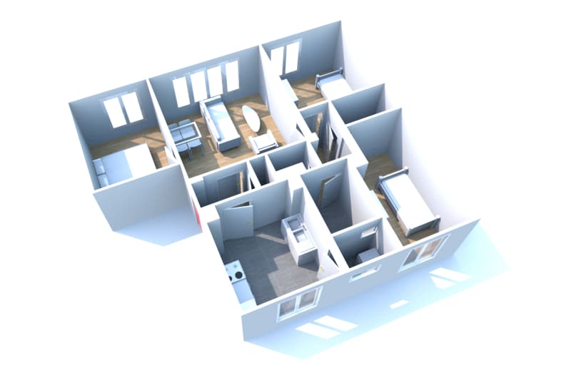 Montivilliers en location : appartement T4 - Image 2