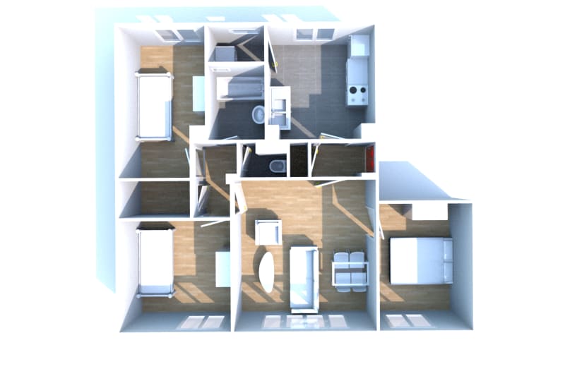 Montivilliers en location : appartement T4 - Image 3