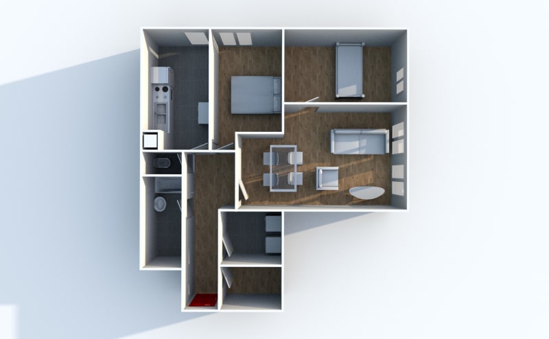 Appartement T3 en location à Montivilliers - Image 4
