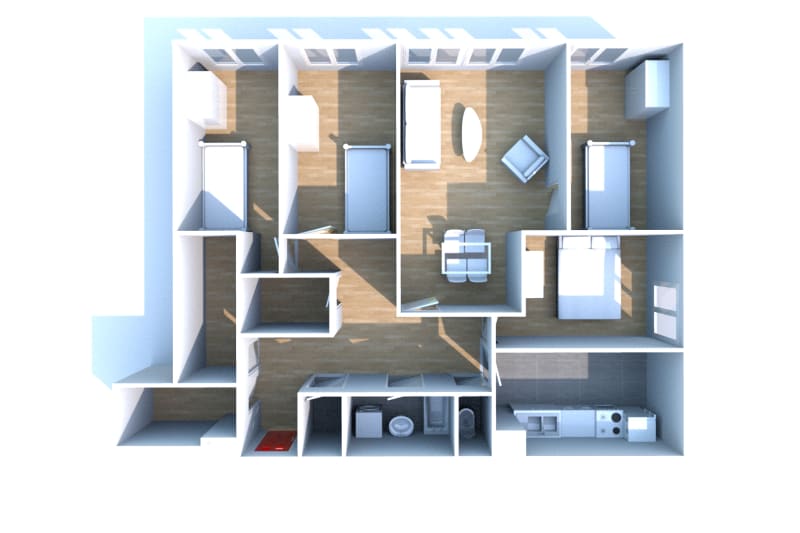 Location d’un appartement 5 pièces à Montivilliers - Image 2