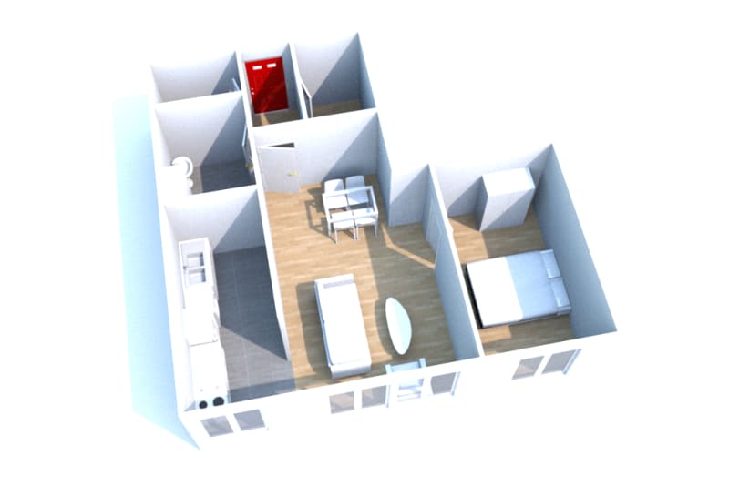 Location appartement T2 à Montivilliers - Image 1