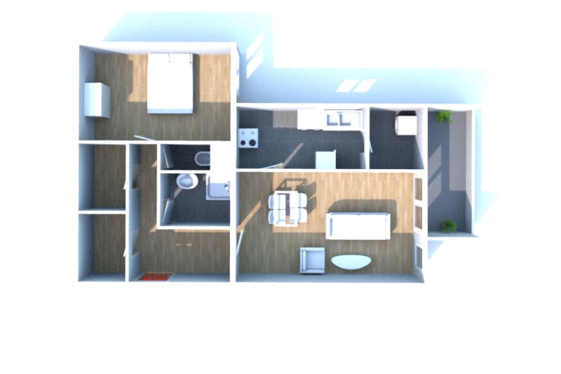 À Montivilliers : location F2 appartement - Image 3