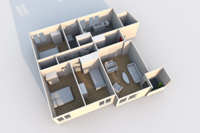 Grand appartement T3 à louer à Mont-Saint-Aignan - Image 2