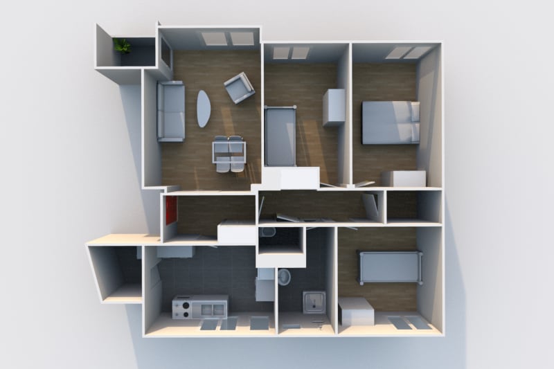 Grand appartement T3 à louer à Mont-Saint-Aignan - Image 3