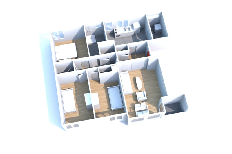 Location appartement T4 à Mont-Saint-Aignan - Image 2