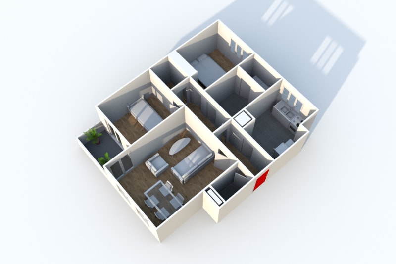 Appartement T3 en location à Mont-Saint-Aignan - Image 4