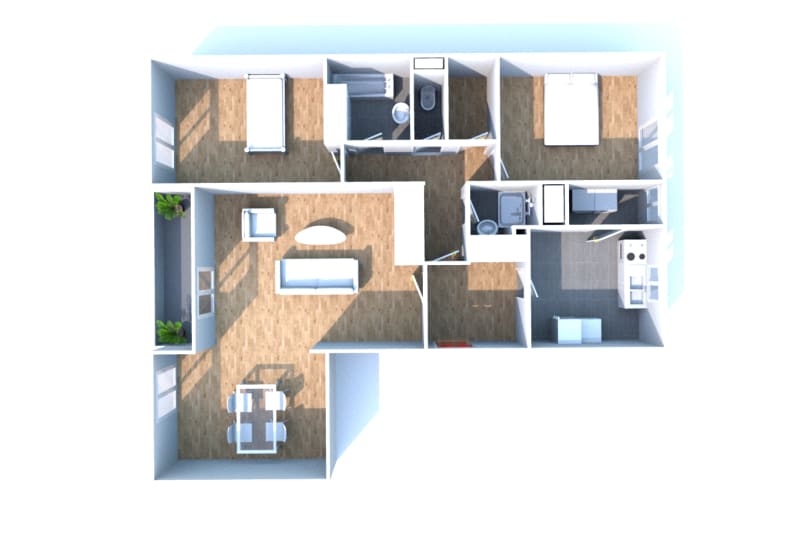 Grand appartement T3 à louer à Mont-Saint-Aignan - Image 3