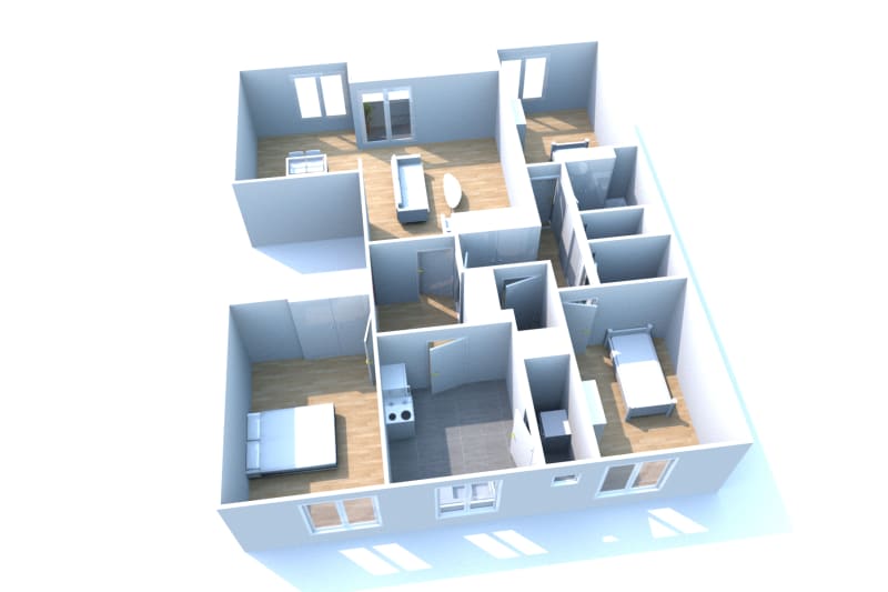 Grand appartement T4 à louer à Mont-Saint-Aignan - Image 5