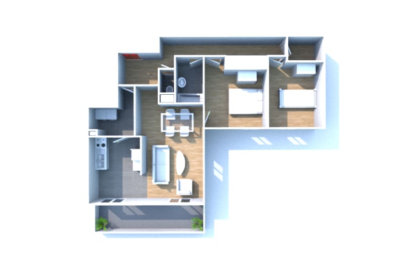 Louez un appartement T3 à Mont-Saint-Aignan - Image 3