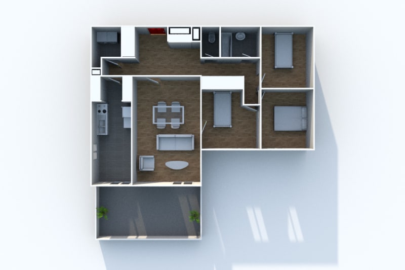 Appartement F4 en location à Mont-Saint-Aignan - Image 5