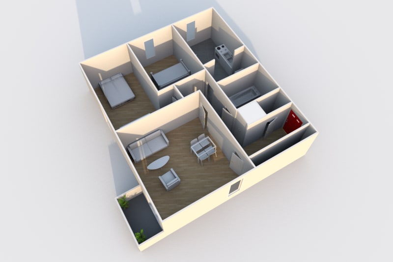 Appartement F3 en location à Mont-Saint-Aignan - Image 4