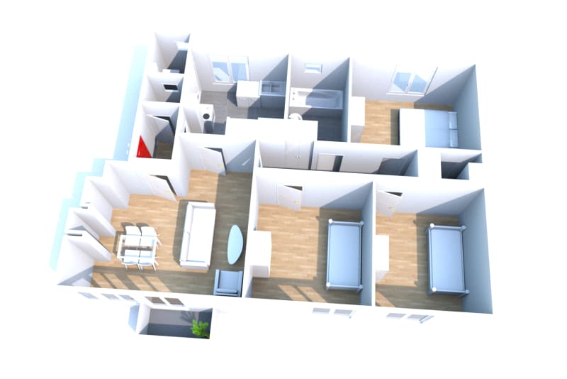 T4 appartement en location à Montville - Image 2