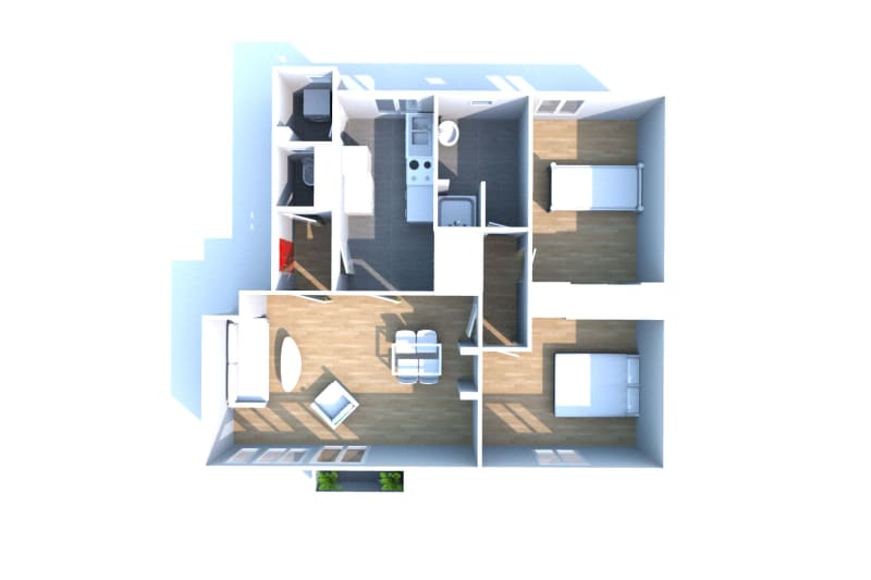 Location appartement F3 à Montville - Image 3