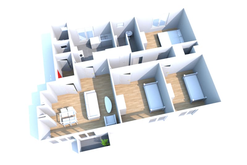 Appartement F4 en location à Montville - Image 2