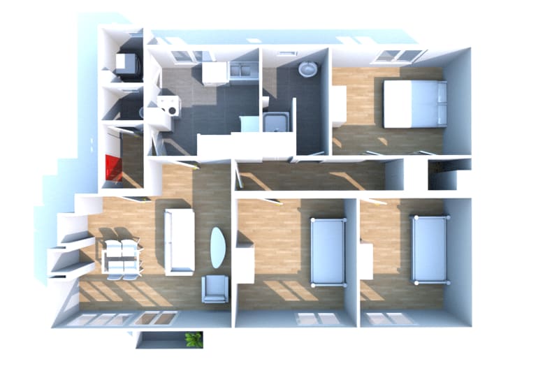 Appartement F4 en location à Montville - Image 3