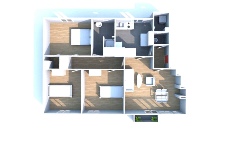 Appartement T4 en location à Montville - Image 3