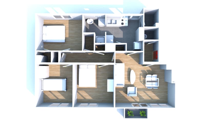 À Montville : location appartement T4 - Image 3