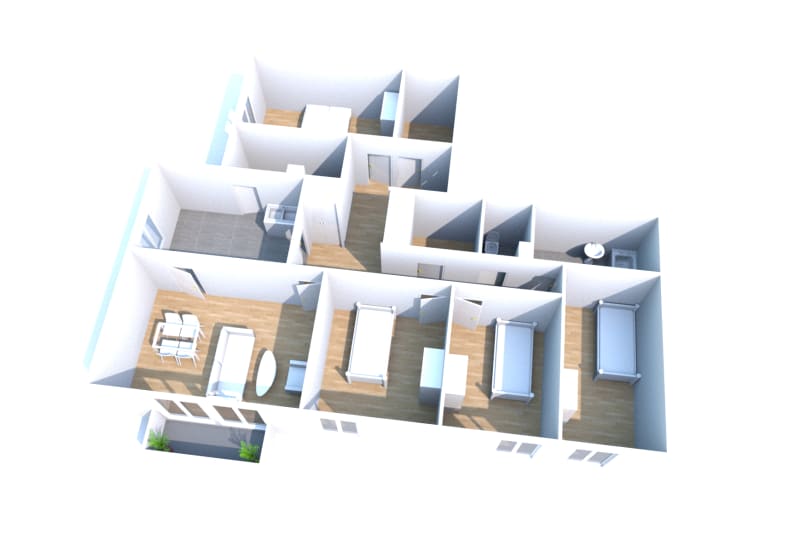 Appartement F5 en location à Montville - Image 2