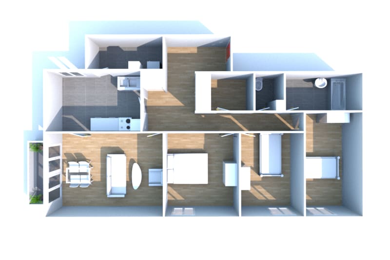 T4 en location d'appartement à Montville - Image 3