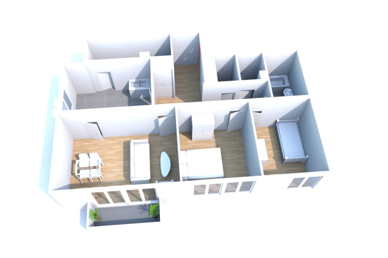 F3 appartement en location à Montville - Image 2