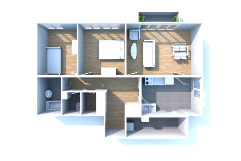 F3 appartement en location à Montville - Image 3