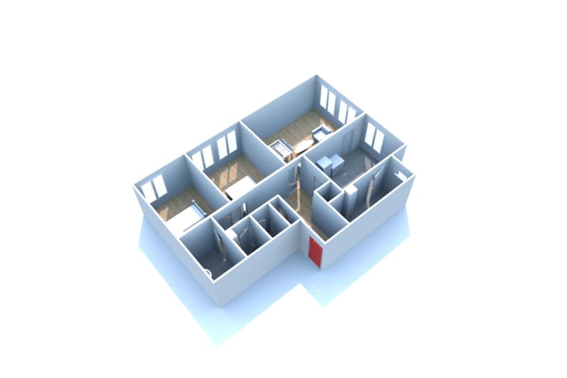 Location d'un T3 appartement à Montville - Image 2