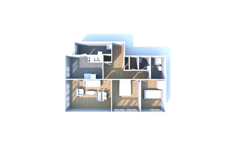 Location d'un T3 appartement à Montville - Image 3