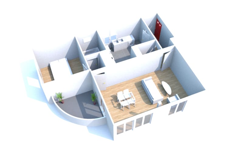 À Montville : location appartement T2 - Image 2