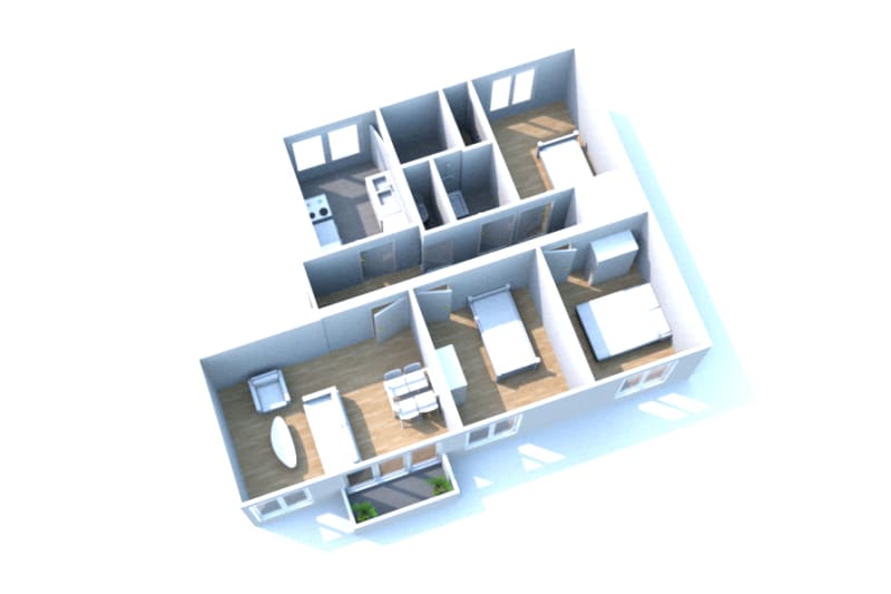 Appartement F4 en location à Motteville - Image 2