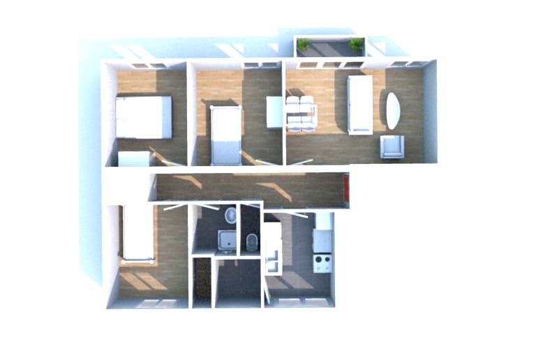 Appartement F4 en location à Motteville - Image 3