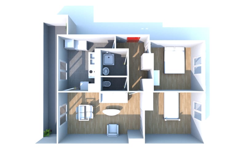 À Moulineaux : location T3 appartement - Image 3