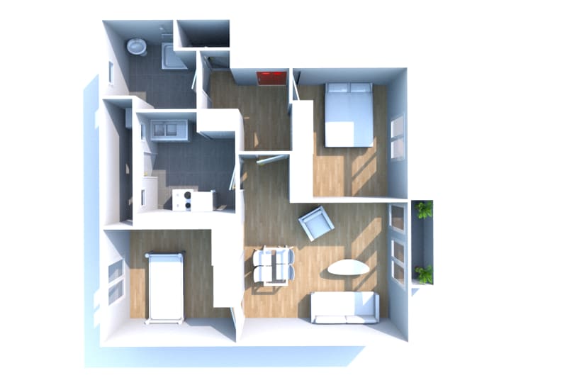 Appartement F3 à louer à Notre-Dame-de-Bondeville - Image 3