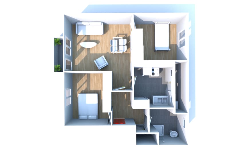 À Notre-Dame-de-Bondeville : location d'un appartement de 3 pièces - Image 3