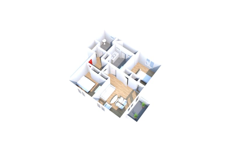 Appartement T3 en location à Notre-Dame-de-Bondeville - Image 2