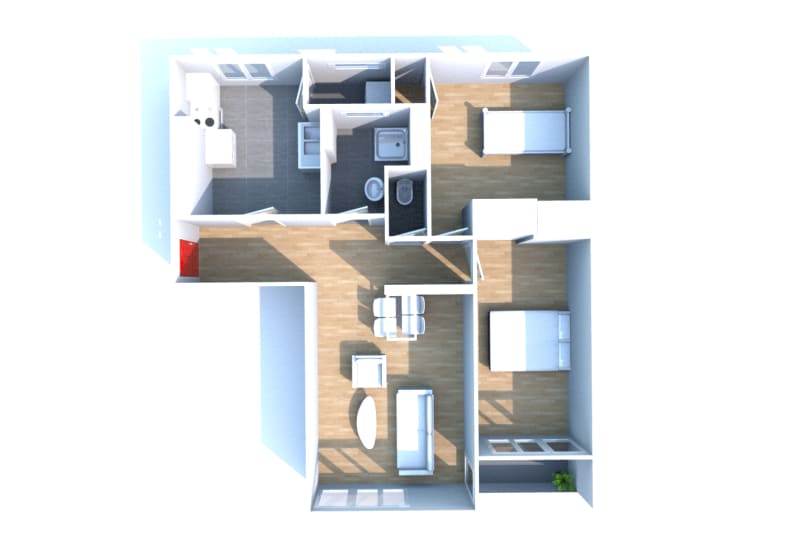 À Notre-Dame-de-Bondeville, appartement T3 à louer - Image 3